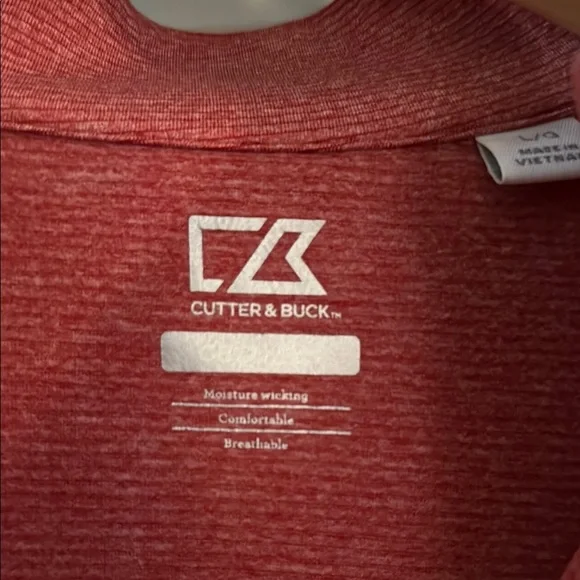 Cutter & Buck Red Performance Pullover - Picture 2 of 11
